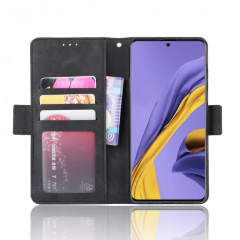 Capa De Couro Para Samsung Galaxy A71 5G Multi-card Premier Class