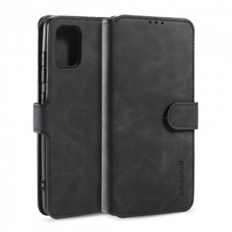 Capa Folio Para Samsung Galaxy A71 5G Dg.ming Retro