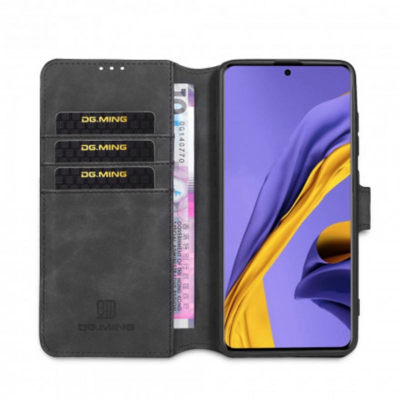 Capa Folio Para Samsung Galaxy A71 5G Dg.ming Retro