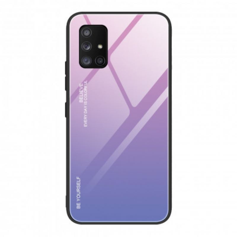 Capa Para Samsung Galaxy A71 5G Vidro Temperado Seja Você Mesmo