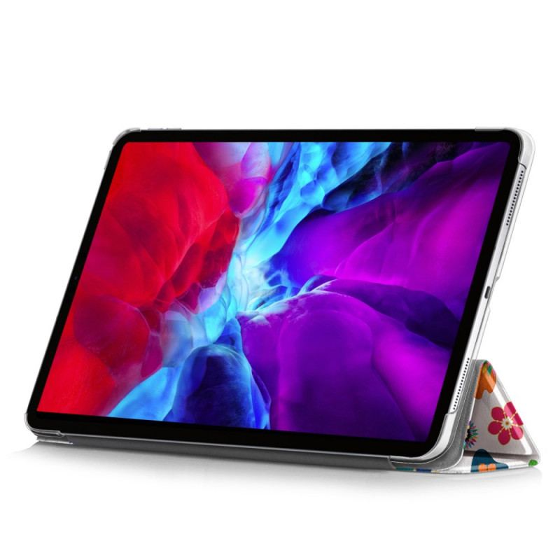 Capa De Celular Para iPad Pro 12.9" (2022) Borboletas Retrô