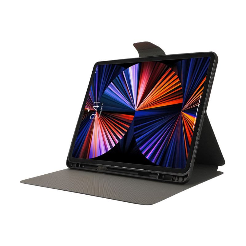 Capa De Celular Para iPad Pro 12.9" (2022) Duas Abas Com Fecho