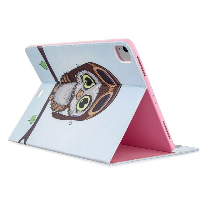 Capa Flip Para iPad Pro 12.9" (2022) Estampa Coruja