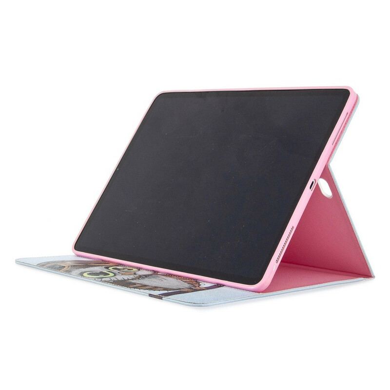 Capa Flip Para iPad Pro 12.9" (2022) Estampa Coruja