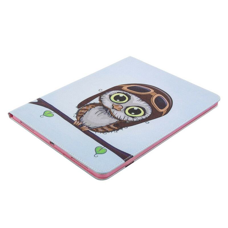 Capa Flip Para iPad Pro 12.9" (2022) Estampa Coruja