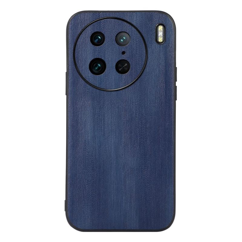 Capa De Celular Para Vivo X90 Pro Couro Sintético Texturizado