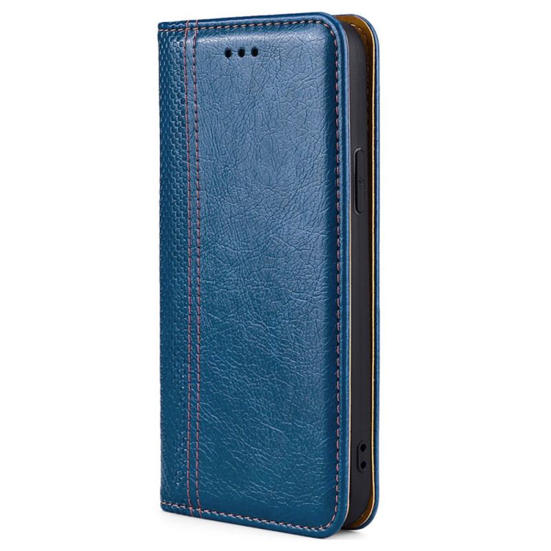 Capa De Celular Para Vivo X90 Pro Flip Couro Falso Vintage