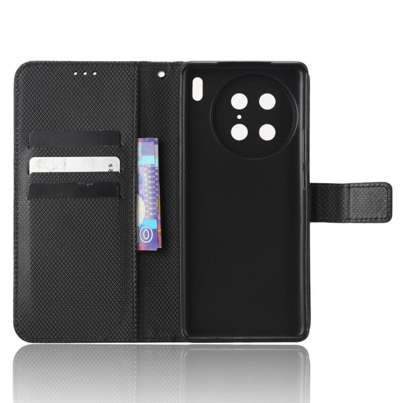 Capa Flip Para Vivo X90 Pro De Cordão Seleção De Correia