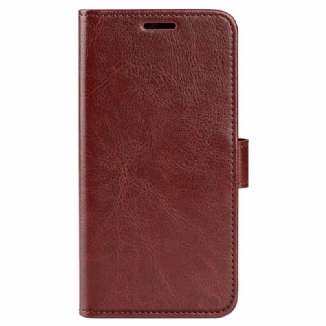 Capa Flip Para Vivo X90 Pro Couro Falso Vintage