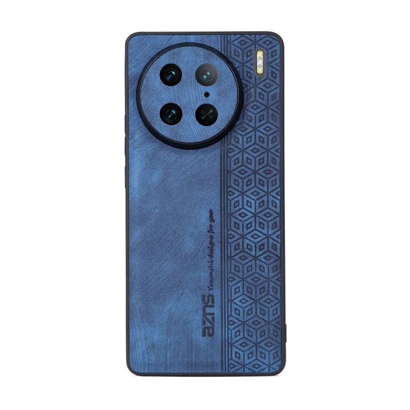 Capa Para Vivo X90 Pro Efeito Couro Azns