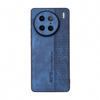 Capa Para Vivo X90 Pro Efeito Couro Azns