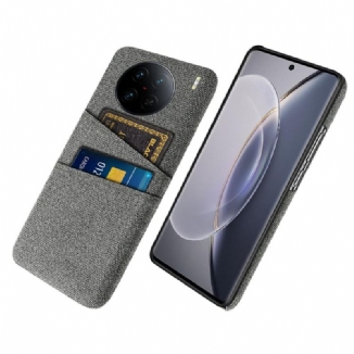 Capa Para Vivo X90 Pro Pano Porta Cartão