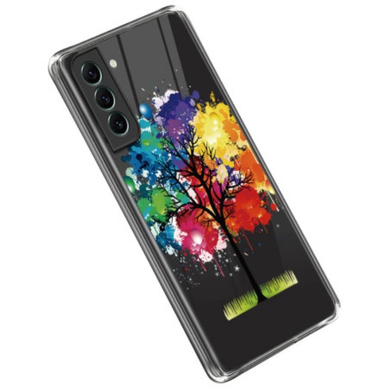 Capa De Celular Para Samsung Galaxy S23 Plus 5G Árvore Aquarela Perfeita