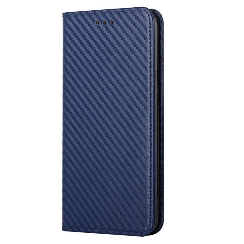 Capa De Celular Para Samsung Galaxy S23 Plus 5G De Cordão Flip Estilo Strappy Fibra De Carbono