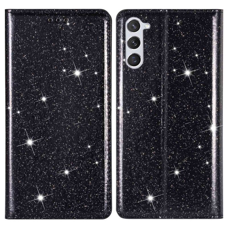 Capa De Celular Para Samsung Galaxy S23 Plus 5G Flip Estilo De Lantejoulas