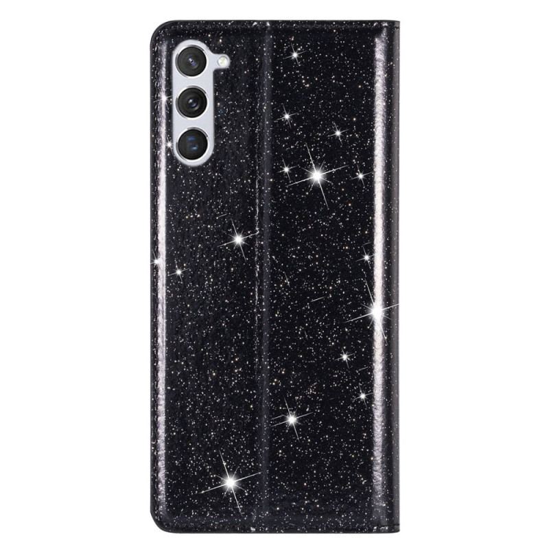 Capa De Celular Para Samsung Galaxy S23 Plus 5G Flip Estilo De Lantejoulas