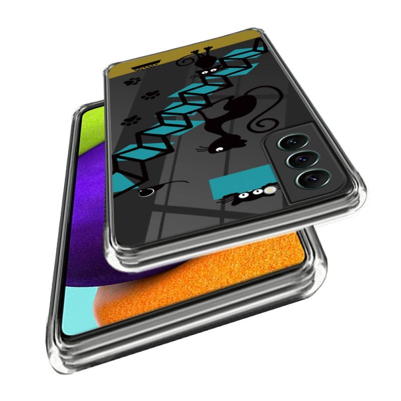 Capa De Celular Para Samsung Galaxy S23 Plus 5G Gatos Engraçados