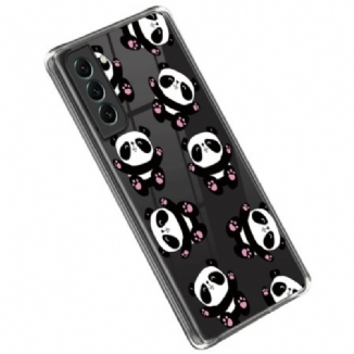 Capa De Celular Para Samsung Galaxy S23 Plus 5G Pandas Sem Costura