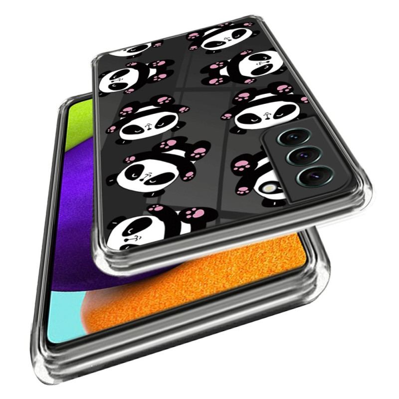 Capa De Celular Para Samsung Galaxy S23 Plus 5G Pandas Sem Costura