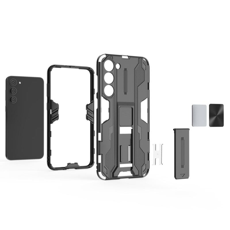 Capa De Celular Para Samsung Galaxy S23 Plus 5G Suporte Removível Vertical E Horizontal