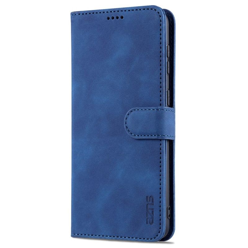 Capa De Couro Para Samsung Galaxy S23 Plus 5G Efeito Couro Azns