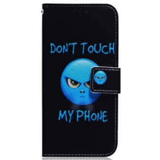 Capa De Couro Para Samsung Galaxy S23 Plus 5G Emoji Telefone