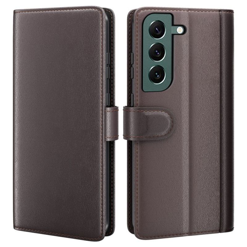 Capa Em Pele Para Samsung Galaxy S23 Plus 5G Couro Genuíno