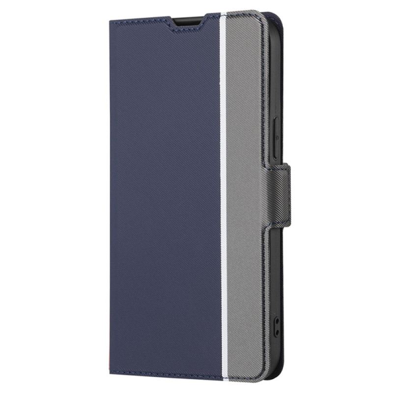 Capa Flip Para Samsung Galaxy S23 Plus 5G Bicolor Ultra Fino