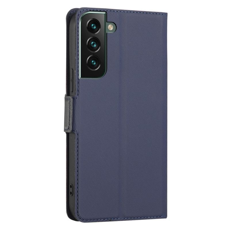 Capa Flip Para Samsung Galaxy S23 Plus 5G Bicolor Ultra Fino