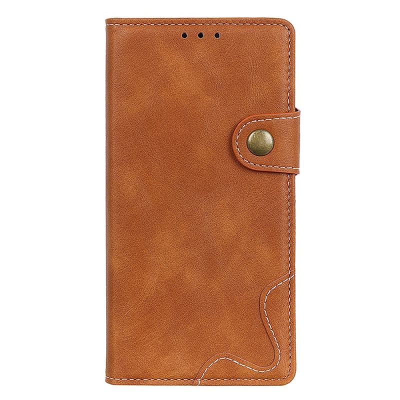 Capa Flip Para Samsung Galaxy S23 Plus 5G Botão Artístico