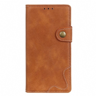 Capa Flip Para Samsung Galaxy S23 Plus 5G Botão Artístico