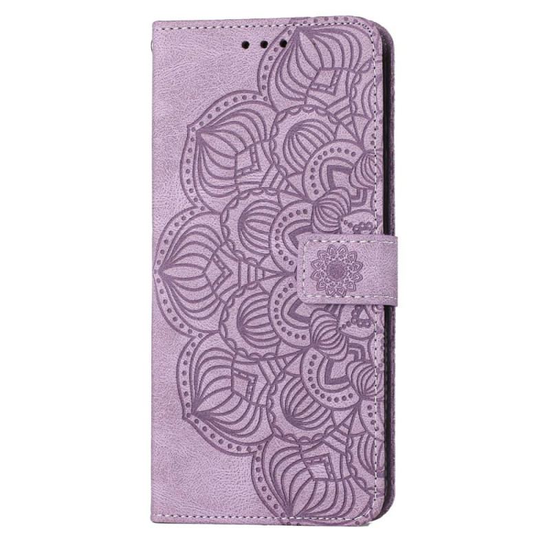 Capa Flip Para Samsung Galaxy S23 Plus 5G De Cordão Mandala Strappy