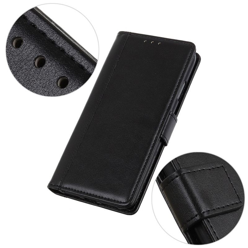 Capa Flip Para Samsung Galaxy S23 Plus 5G Estilo De Couro