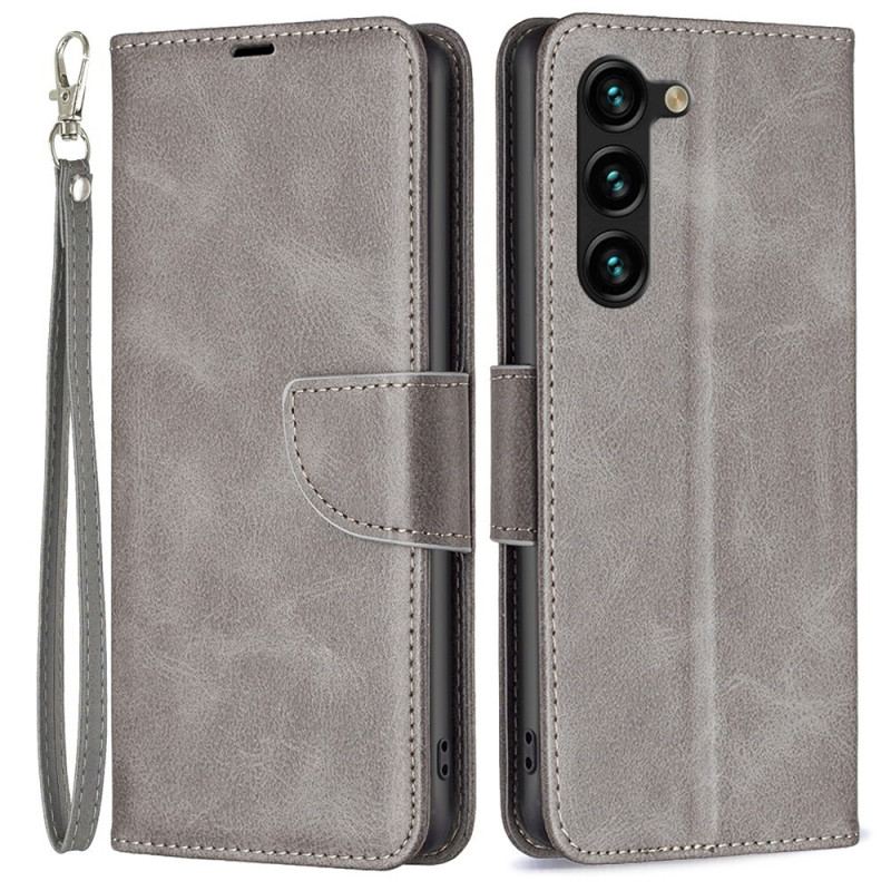 Capa Flip Para Samsung Galaxy S23 Plus 5G Fecho Oblíquo