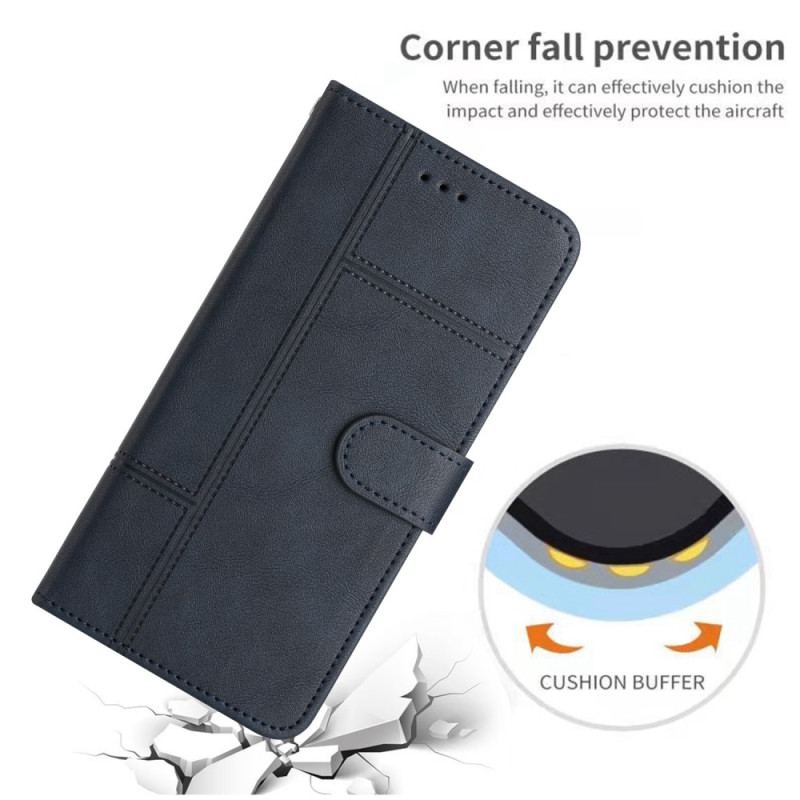 Capa Folio Para Samsung Galaxy S23 Plus 5G De Cordão Negócios Em Cordão