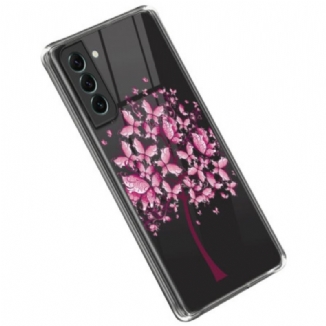 Capa Para Samsung Galaxy S23 Plus 5G Árvore Rosa Perfeita