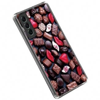 Capa Para Samsung Galaxy S23 Plus 5G Chocolate Flexível