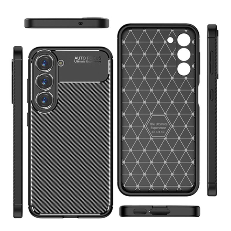 Capa Para Samsung Galaxy S23 Plus 5G Fibra De Carbono Flexível