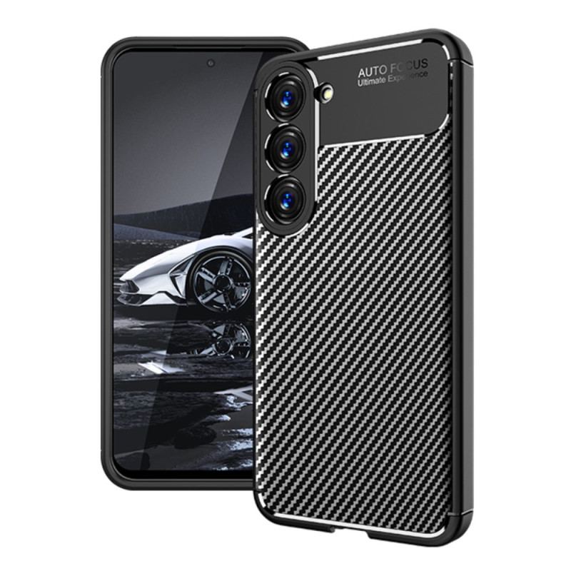 Capa Para Samsung Galaxy S23 Plus 5G Fibra De Carbono Flexível