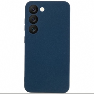 Capa Para Samsung Galaxy S23 Plus 5G Fosco De Silicone Flexível