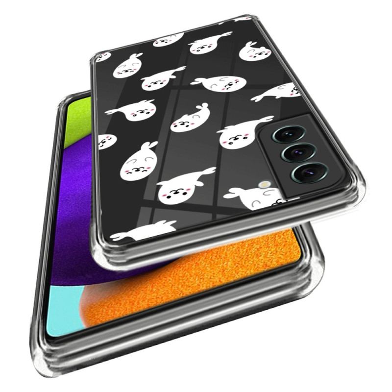 Capa Para Samsung Galaxy S23 Plus 5G Lobos Marinhos Transparentes