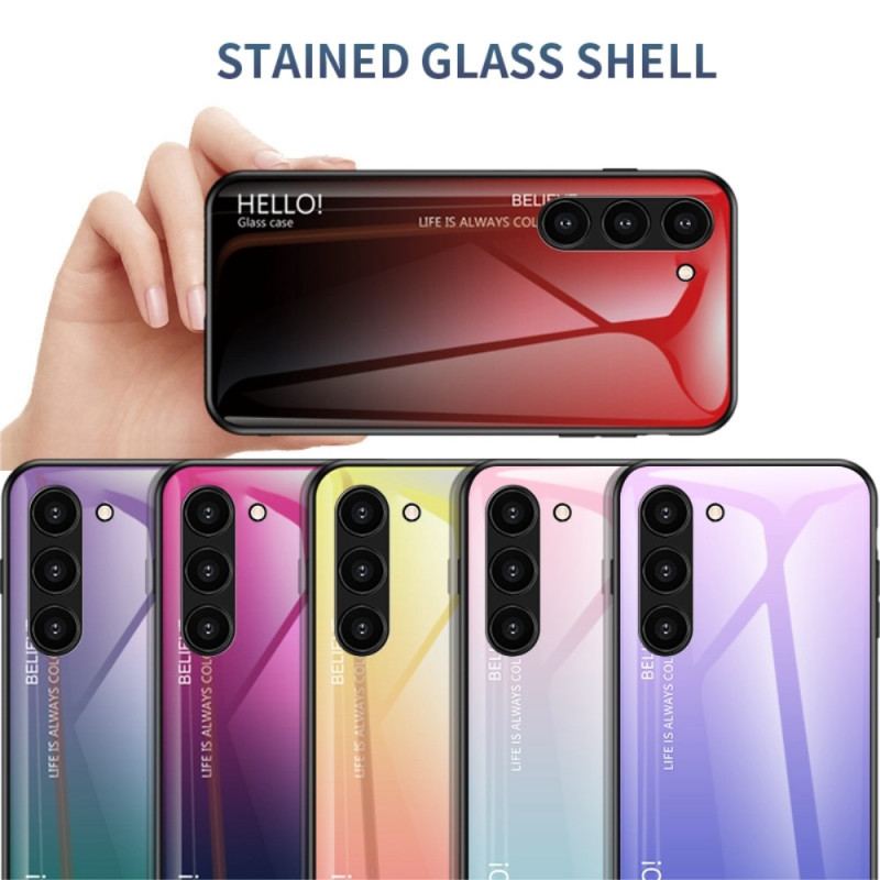 Capa Para Samsung Galaxy S23 Plus 5G Olá Vidro Temperado