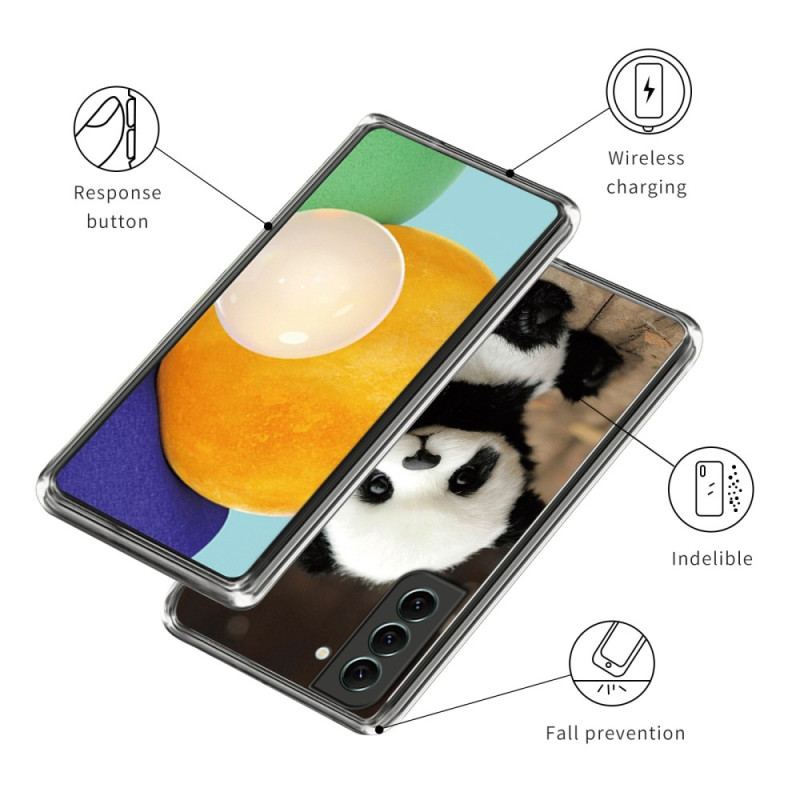 Capa Para Samsung Galaxy S23 Plus 5G Panda Flexível