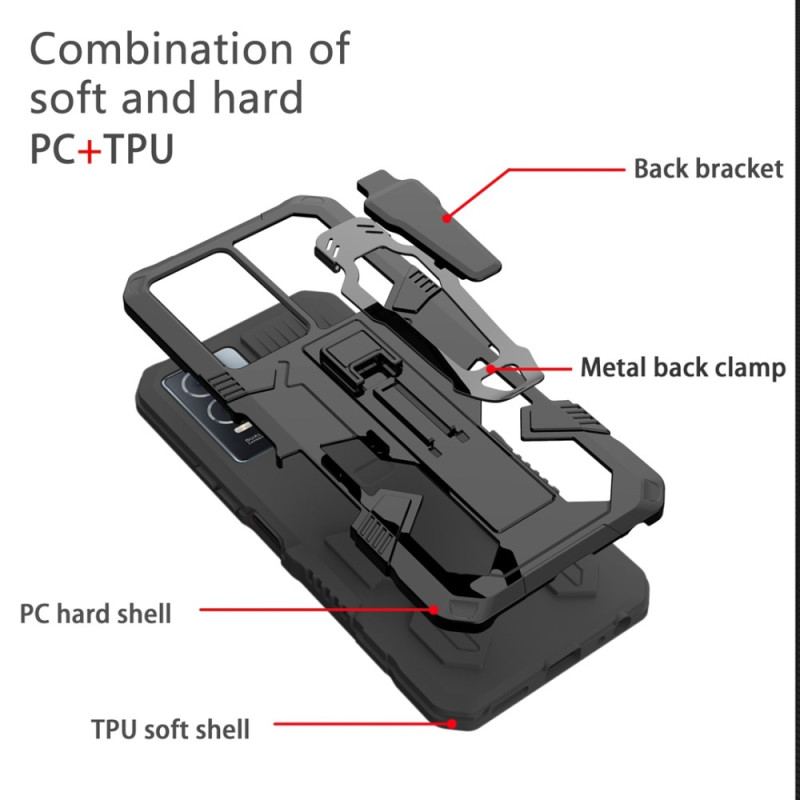 Capa Para Samsung Galaxy S23 Plus 5G Robô Com Clipe De Cinto