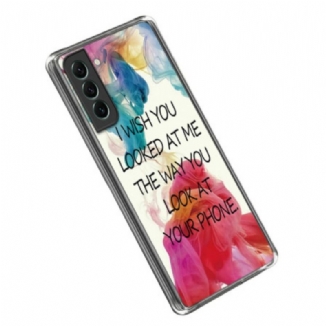 Capa Para Samsung Galaxy S23 Plus 5G Silicone Eu Queria