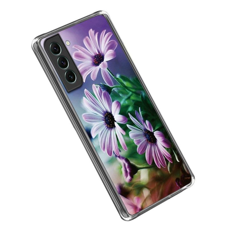 Capa Para Samsung Galaxy S23 Plus 5G Silicone Floral