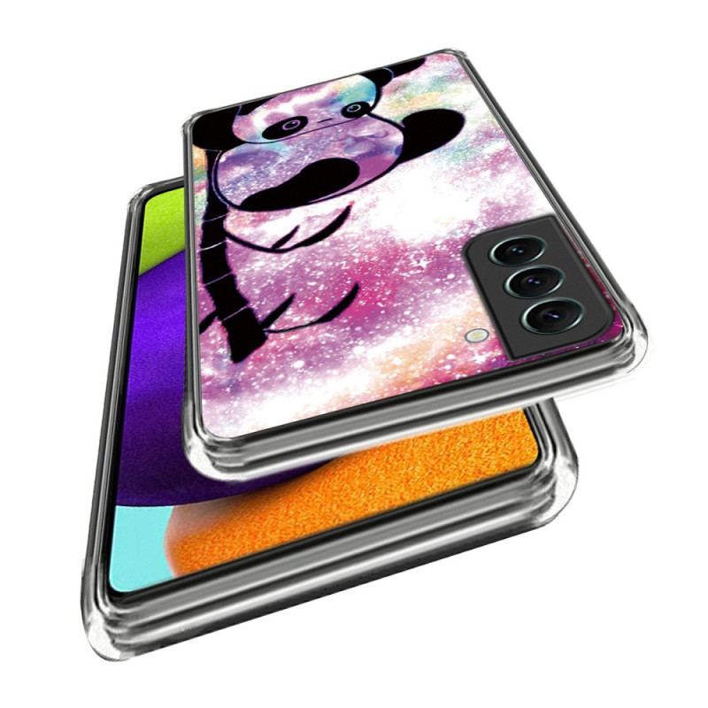 Capa Para Samsung Galaxy S23 Plus 5G Silicone Panda De Cabeça Para Baixo