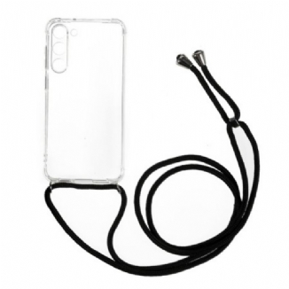 Capa Para Samsung Galaxy S23 Plus 5G Transparente Com Cordão