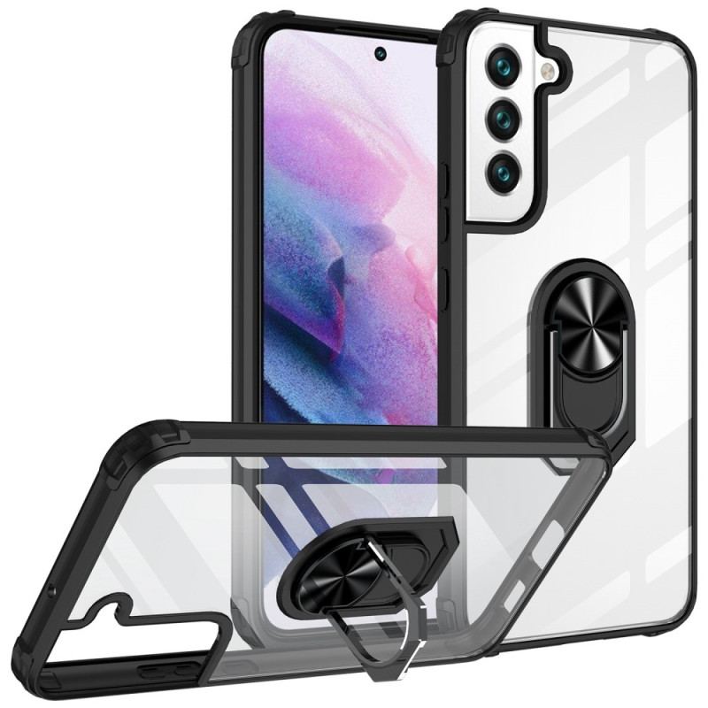 Capa Para Samsung Galaxy S23 Plus 5G Transparente Com Suporte De Anel