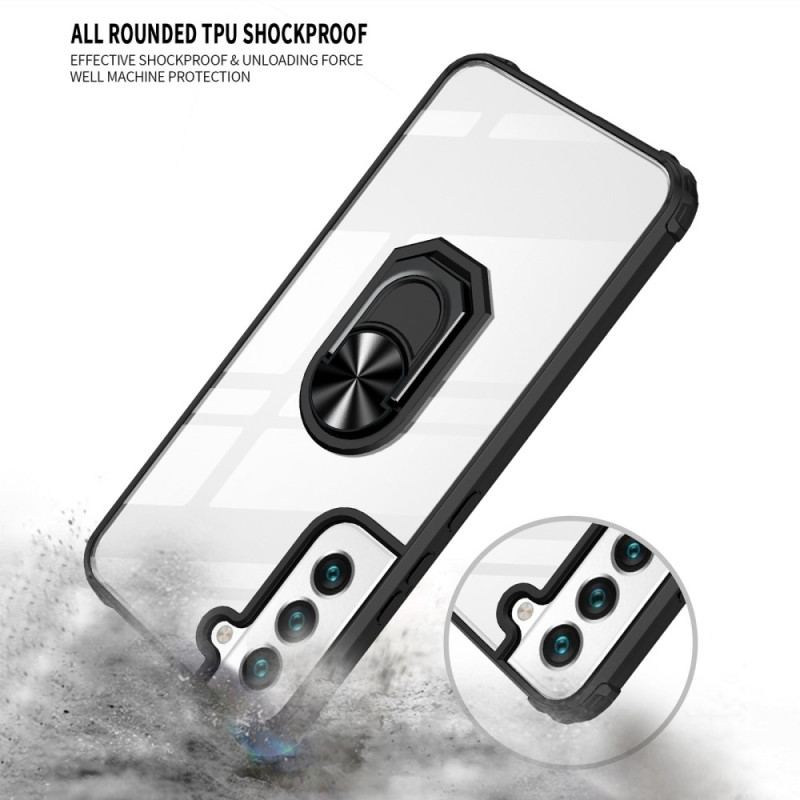 Capa Para Samsung Galaxy S23 Plus 5G Transparente Com Suporte De Anel